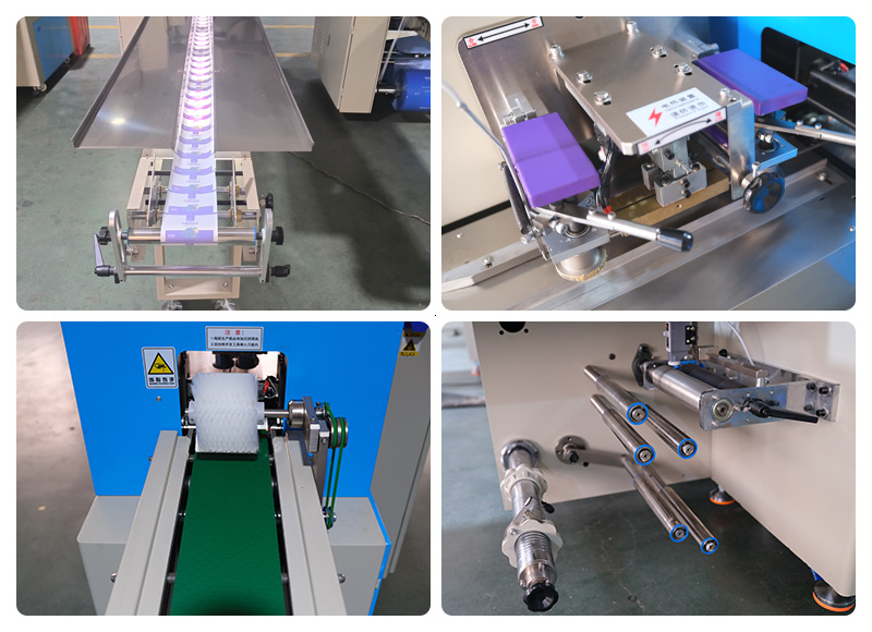 KD-260下走紙枕式包裝機（反膜款）雙刀機械細節(jié)